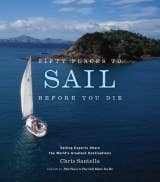 Fifty Places to Sail Before You Die – book cover with a white sailboat on blue water