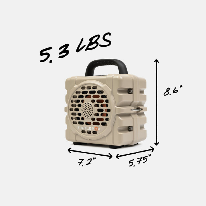 Turtlebox Cub speaker in Tan