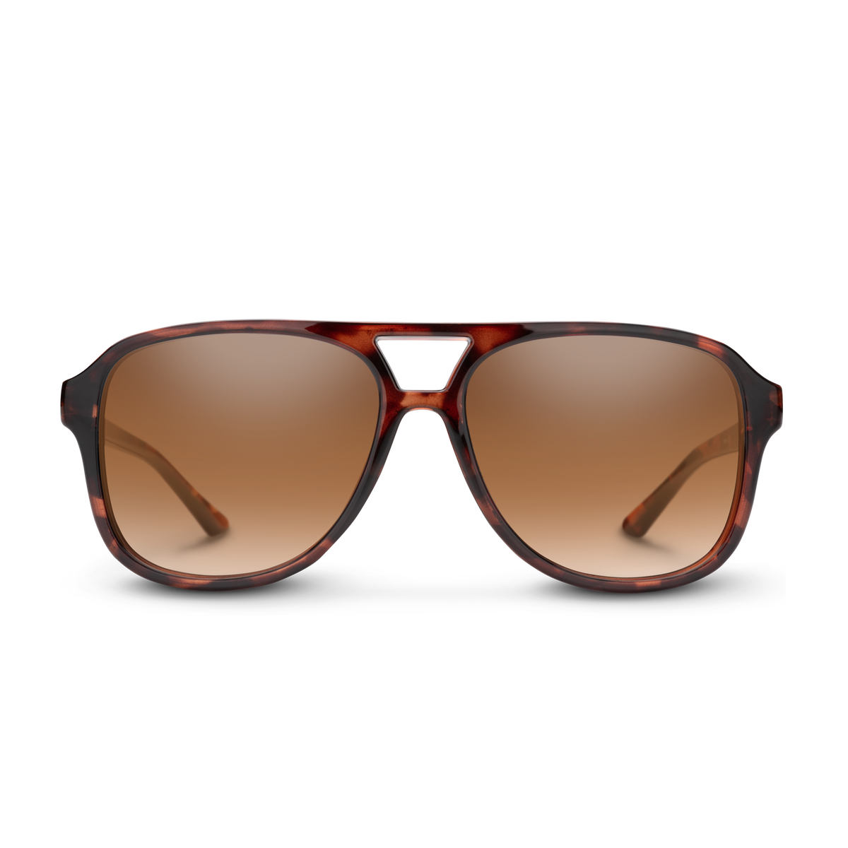 Suncloud Sandy sunglasses with Tortoise frame and Polarized Brown Gradient lenses