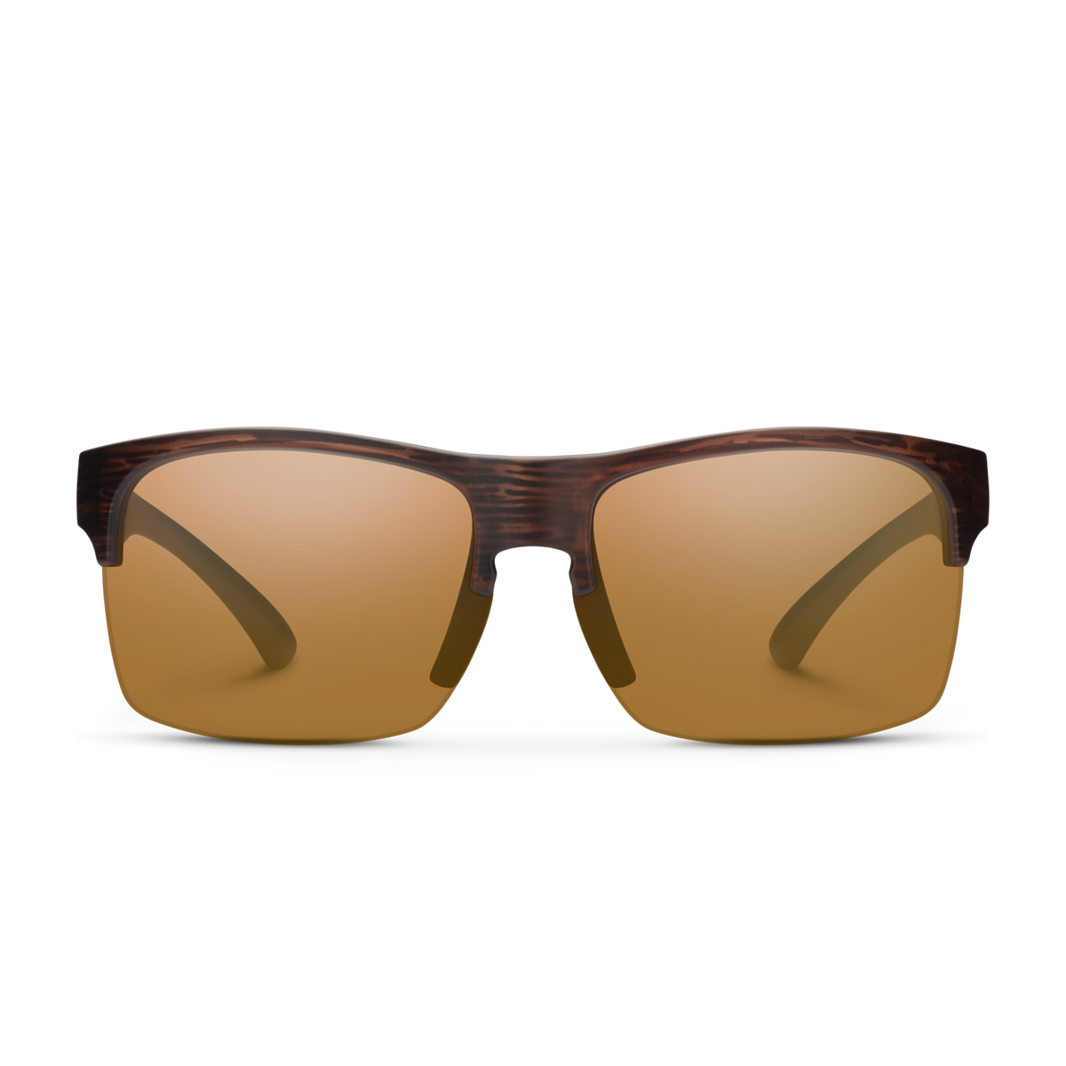 Suncloud Rambler Lite sunglasses with Matte Burnished Brown frame and Polarized Brown lenses