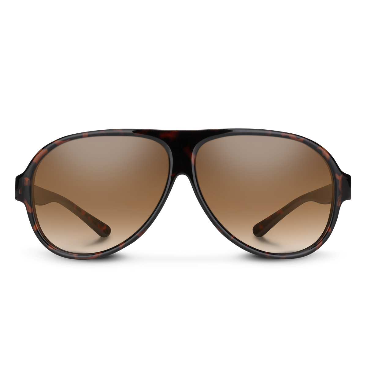 Suncloud Rooney sunglasses with Tortoise frame and Polarized Brown Gradient lenses