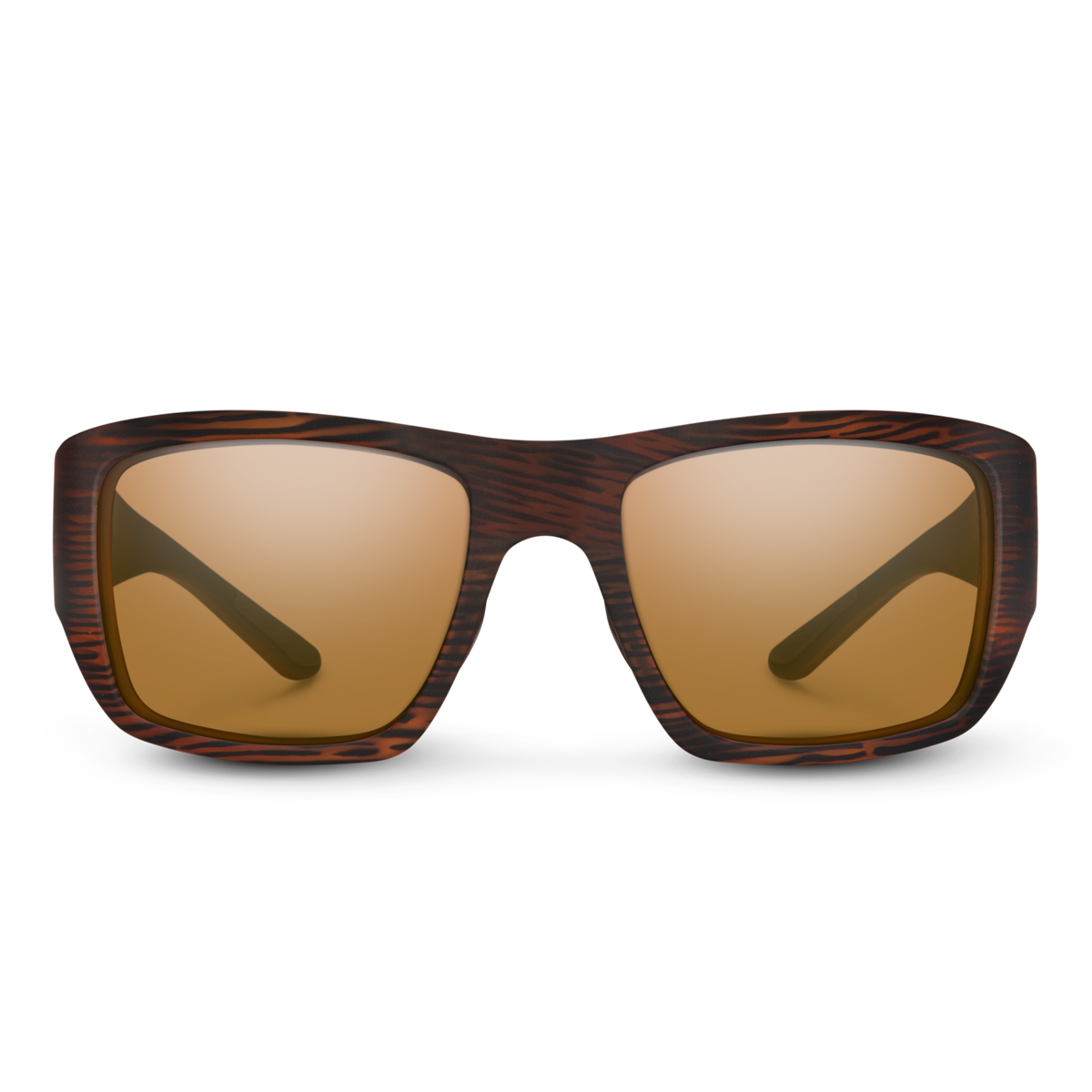 Suncloud Sculpin sunglasses with Matte Burnished Brown frame and Polarized Brown lenses