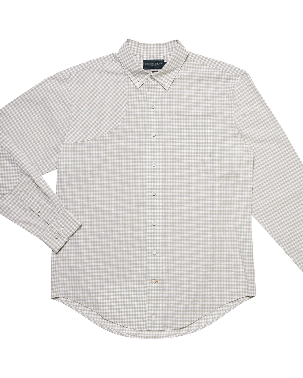 Ball and Buck Sportsman's Gingham Shirt - Tan