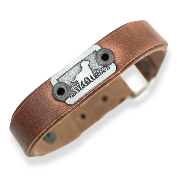 Sight Line Provisions Good Dog Skinny Bracelet in Brown