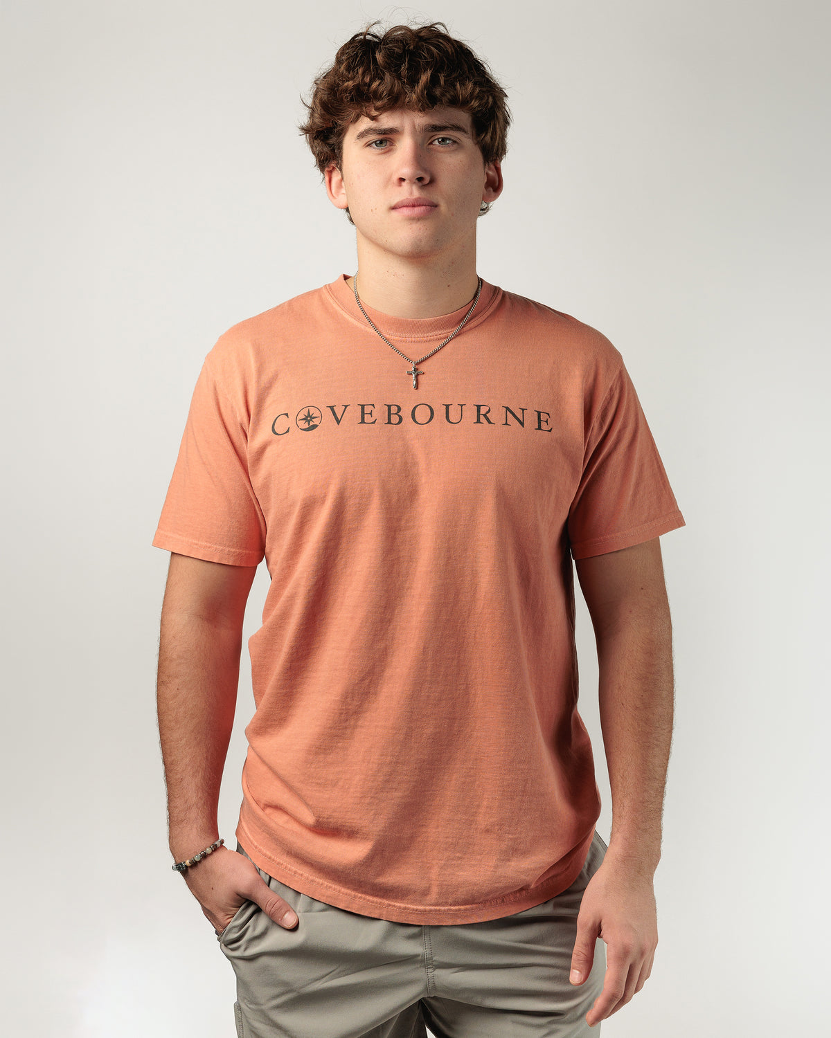 Covebourne Lake Tee - Terracotta