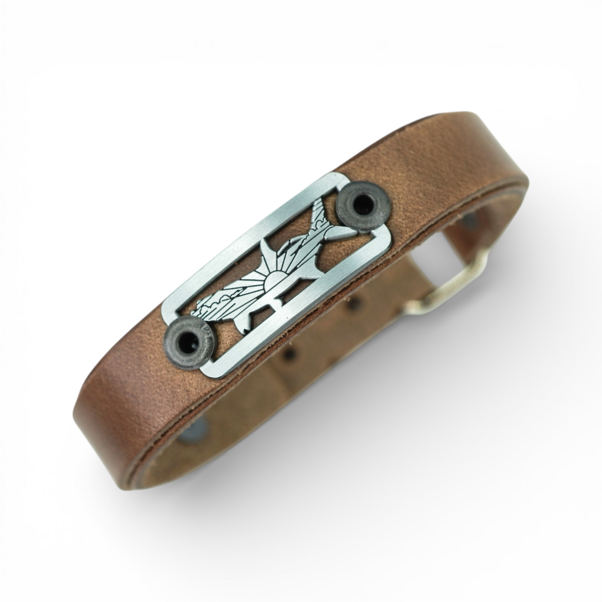 Sight Line Provisions Tarpon Sunrise Skinny Bracelet in Brown